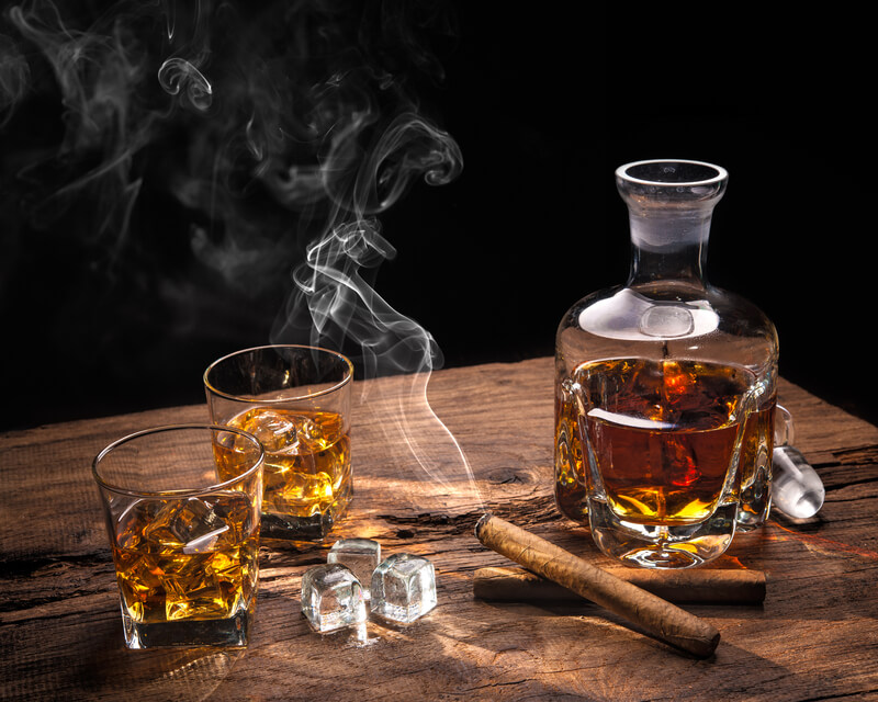 de geschiedenis van whiskey