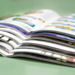 gedrukte marketing materialen