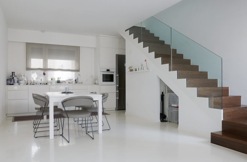 gietvloer minimalistisch interieur